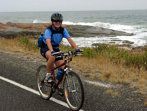 ride bike. Great Tasmanian Bike ride